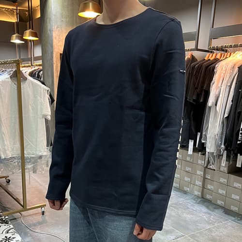 [논현 더팩토리](당일) 세인트 제임스 엘보 패치 긴팔티 (0844 NAVY)