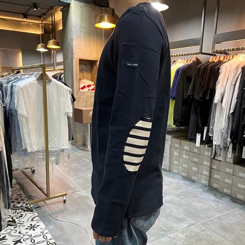 [논현 더팩토리](당일) 세인트 제임스 엘보 패치 긴팔티 (0844 NAVY)