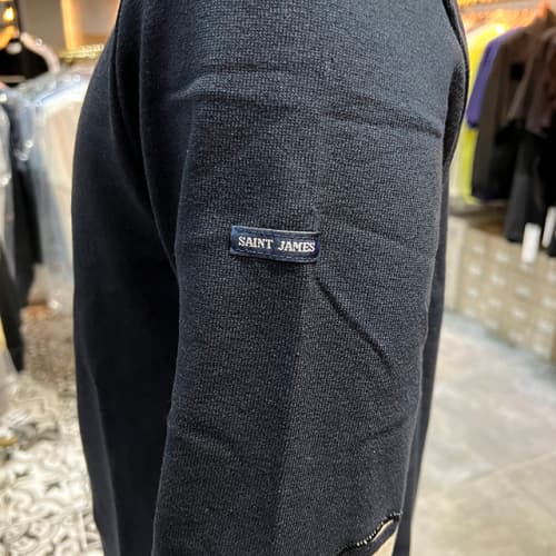 [논현 더팩토리](당일) 세인트 제임스 엘보 패치 긴팔티 (0844 NAVY)