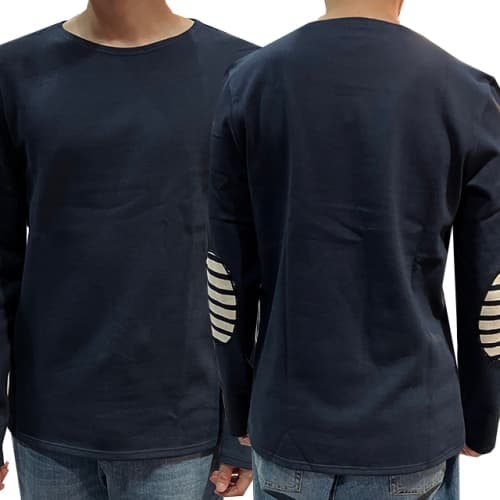 [논현 더팩토리](당일) 세인트 제임스 엘보 패치 긴팔티 (0844 NAVY)