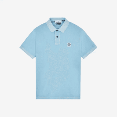 23SS 스톤아일랜드 2SC67 Pigment Dye Pique Polo Shirt 피그먼트 다이 로고 패치 폴로 티셔츠 10152SC67 V0041