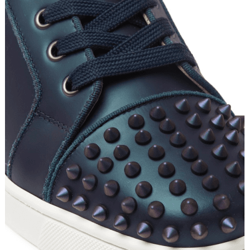 크리스찬루부탱 루이스 주니어 레더 스니커즈 블루퍼플 남성 1200278