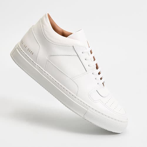 커먼프로젝트 2334 비볼 디케이드 미들탑 스니커즈(화이트) 2334 0506