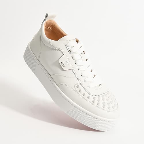 크리스찬루부탱 1200419 해피루이 스파이크 스니커즈(화이트) 1200419 W256