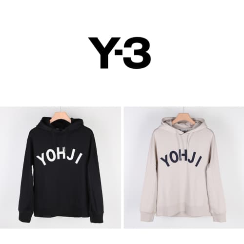 [클로딩캡슐] YOHJI로고 후드 2COL FJ044