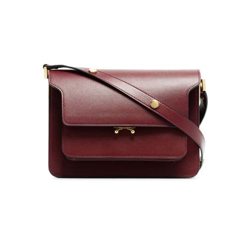 마르니 미듐 트렁크백 / 버건디 레드 SBMPN09NO1LV520