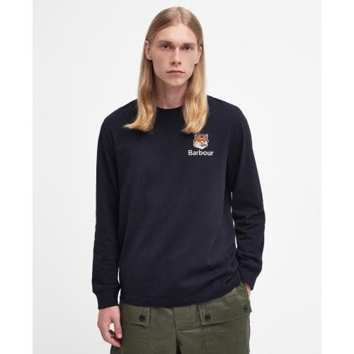 [당일배송]위너스애비뉴 바버 ZoZ X 메종키츠네 폭스헤드 티셔츠 블랙 MTS1228BK31