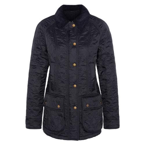 [당일배송]위너스애비뉴 바버 ZoZ 비드넬 폴라퀼트 자켓 블랙 LQU0471BK91