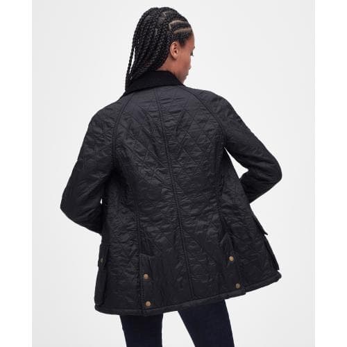 [당일배송]위너스애비뉴 바버 ZoZ 비드넬 폴라퀼트 자켓 블랙 LQU0471BK91