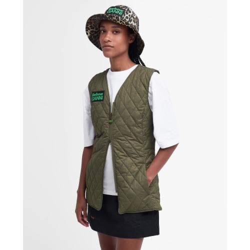 [당일배송]위너스애비뉴 바버 ZoZ X 가니 리버시블 베티 라이너 카키 LLI0015GN51