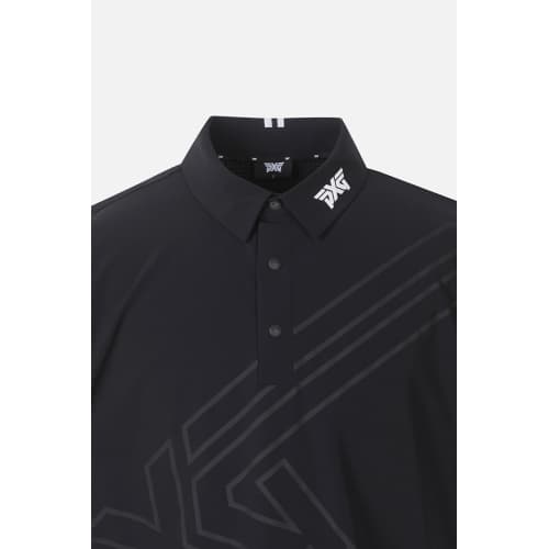 [국내배송] 쇼핑백 선물포장 PXG 골프 남성 로고 카라 반팔티