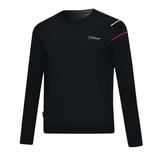 [국내배송] 쇼핑백 선물포장 타이틀리스트 골프 남성 라운드 풀오버