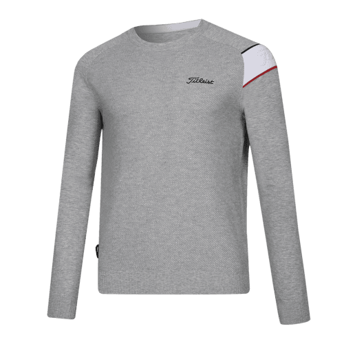 [국내배송] 쇼핑백 선물포장 타이틀리스트 골프 남성 라운드 풀오버