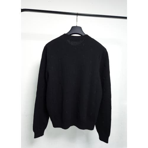 [국내배송] 24SS 쇼핑백 풀셋 루이비통 LV 모노그램 울 니트 블랙 1AFIXD