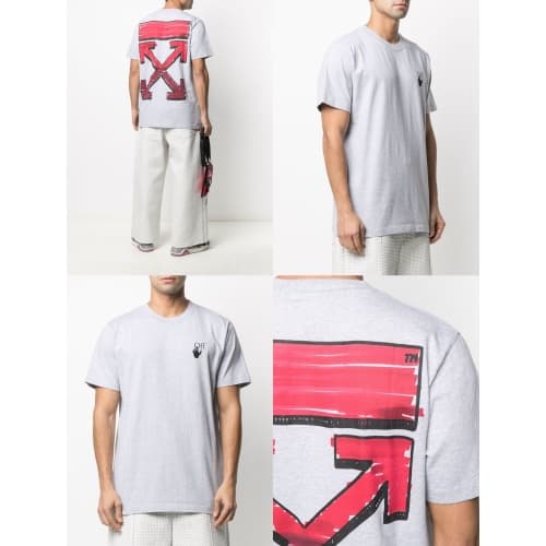 오프화이트 애로우 슬림핏 OMAA027R21JER003