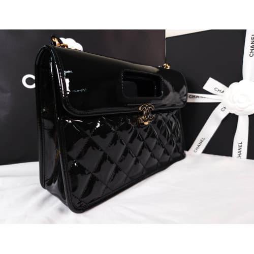 [국내배송] 쇼핑백 풀셋 내장칩 샤넬 투웨이 토트 체인백 페이던트 블랙 AS4036 B10726 94305