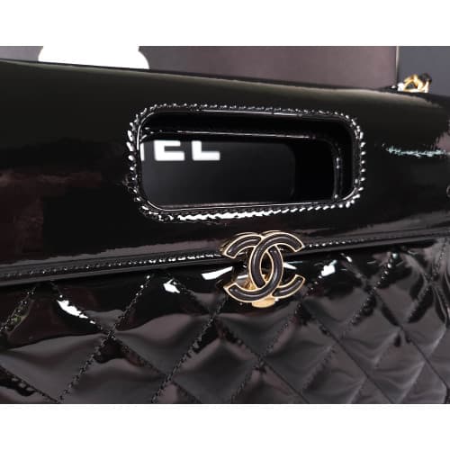 [국내배송] 쇼핑백 풀셋 내장칩 샤넬 투웨이 토트 체인백 페이던트 블랙 AS4036 B10726 94305