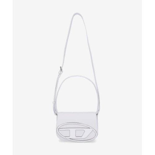 [당일배송] 디젤 23SS 1DR 로고 화이트 여성 레더 숄더백 X08396PR818T1003