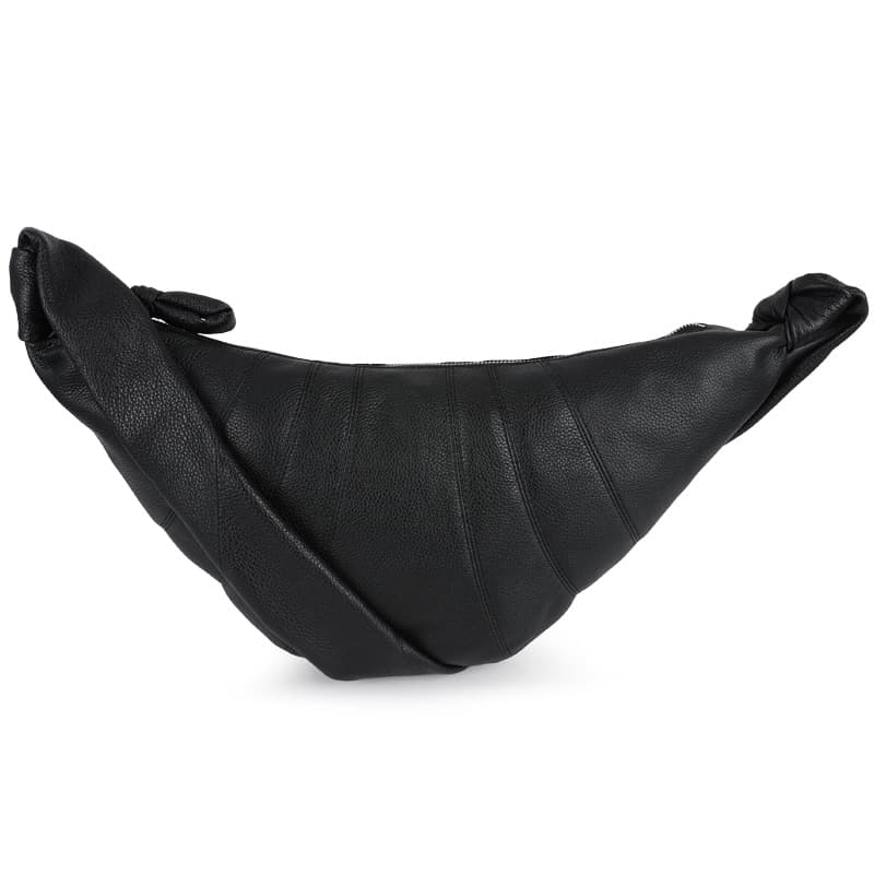 디몬트 24 S/S 르메르 크루아상 레더 미디움 숄더 범백(블랙) BG0001 LL0018 BK999