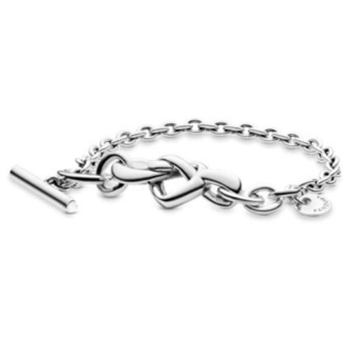 [당일배송] 판도라 노티드 하트 브레이슬릿 598100