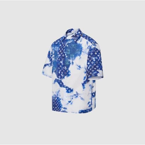 [국내배송] 쇼핑백 풀셋 루이비통 모노그램 반다나 반팔 셔츠 1AA4UE