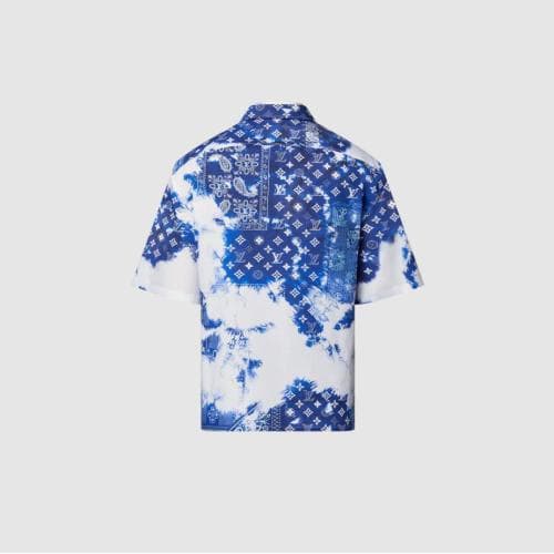 [국내배송] 쇼핑백 풀셋 루이비통 모노그램 반다나 반팔 셔츠 1AA4UE