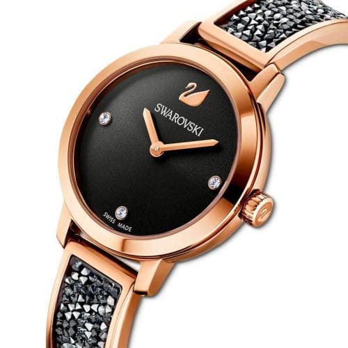 [당일배송]스와로브스키 XoX Cosmic Rock 워치 블랙 메탈 시계 5376068