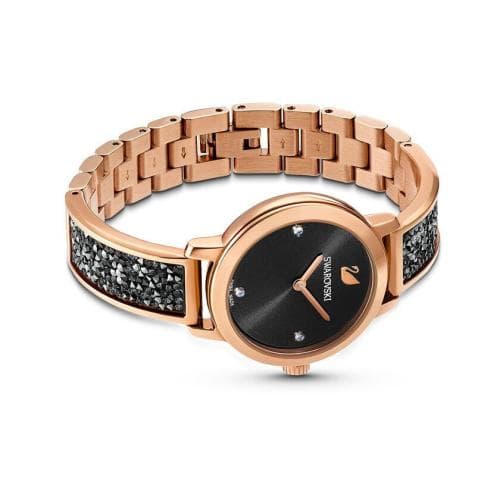 [당일배송]스와로브스키 XoX Cosmic Rock 워치 블랙 메탈 시계 5376068