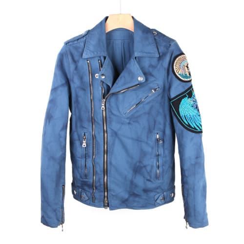 [클로딩캡슐] 더블와펜 라이더 자켓 블루 710B 155