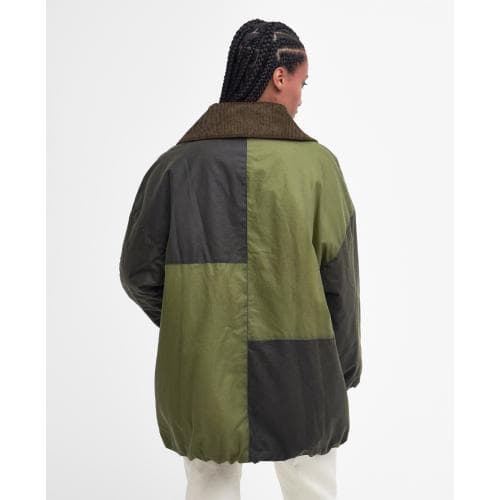 [당일배송]위너스애비뉴 바버 ZoZ X 가니 봄버 왁스 자켓 올리브 LWX1384OL51