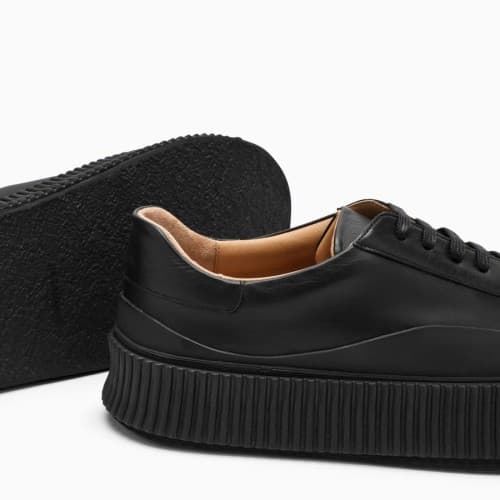 23SS 질샌더 오버사이즈솔 가죽스니커즈 J32WS0018