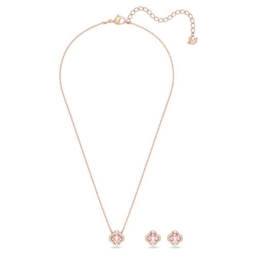 [당일배송]스와로브스키 XoX Sparkling Dance 세트 핑크 목걸이 귀걸이 세트 5516488
