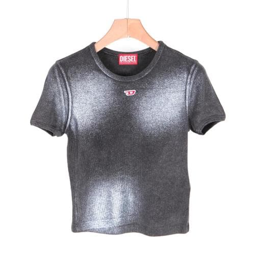 [클로딩캡슐] 여성 24SS T-Ele-N1 페디드 메탈릭 라운드 블랙블루 A12158