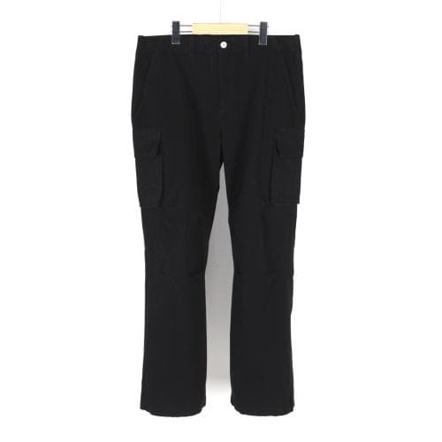 [클로딩캡슐] 23FW 마운트 카고 팬츠 블랙 캔버스 M4234MBC