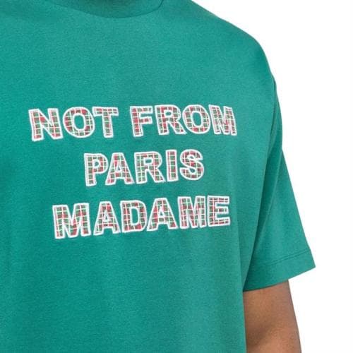 당일 드롤드무슈 슬로건 반팔티 그린 TS137 CO002