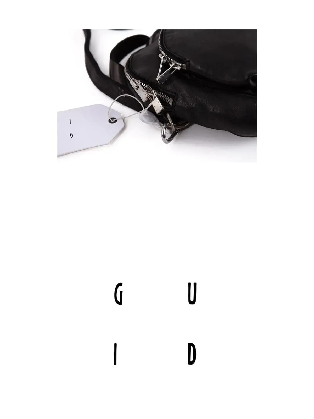 [라이크어스타] 구이디 소프트 홀스 미니 백팩형 크로스 백 HORSE BACKPACK DBP05MINI BLACK