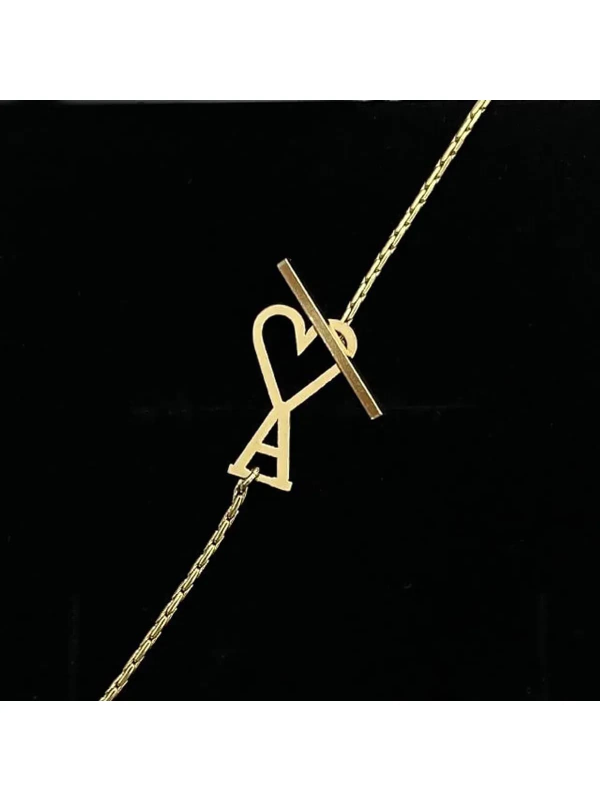 [논현 더팩토리](당일) 25SS 아미 하트 로고 투인원 체인 네크리스 목걸이 (UJW918 361 902)