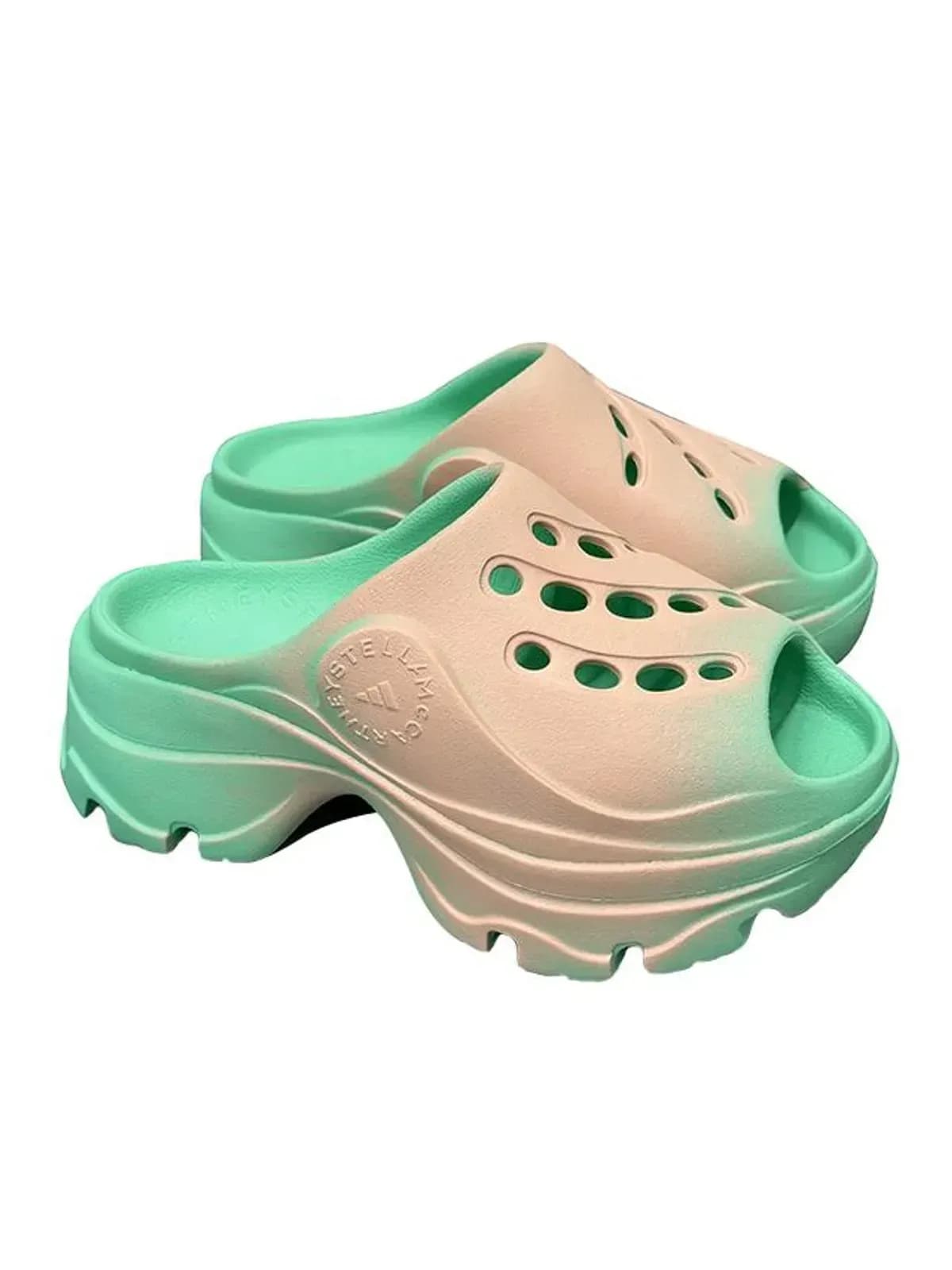 [논현 더팩토리](당일) 25SS 아디다스 X 스텔라 맥카트니 로고 슬리퍼 (JH8952)