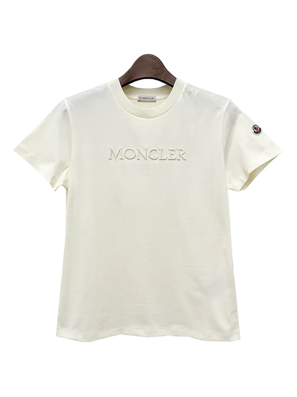 [논현 더팩토리](당일) 25SS 몽클레어 자수 토널 로고 반팔티 (8C00008 89AUO 037)