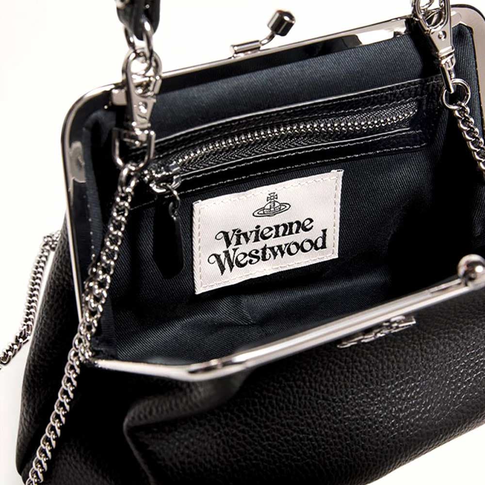 비비안 웨스트우드 크로스백 그래니 프레임 블랙 4B010006W S000D N403