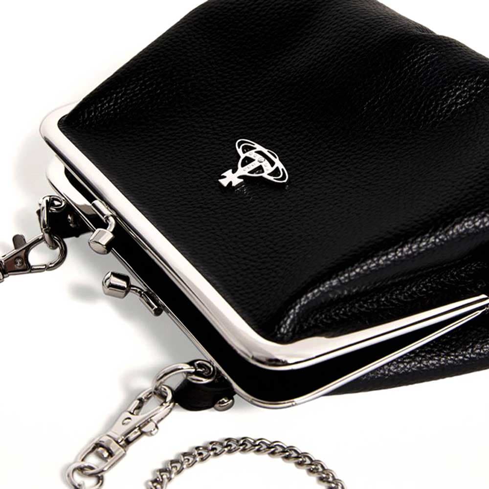 비비안 웨스트우드 크로스백 그래니 프레임 블랙 4B010006W S000D N403