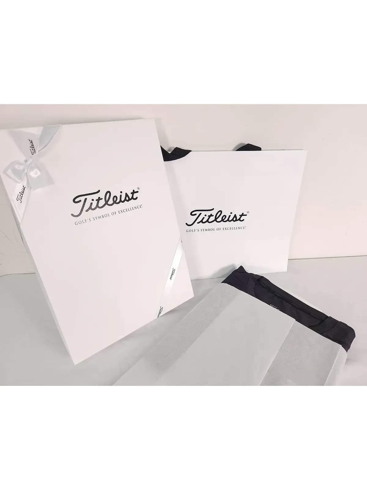 [국내배송] 쇼핑백 선물포장 타이틀리스트 골프 우븐 후드 자켓