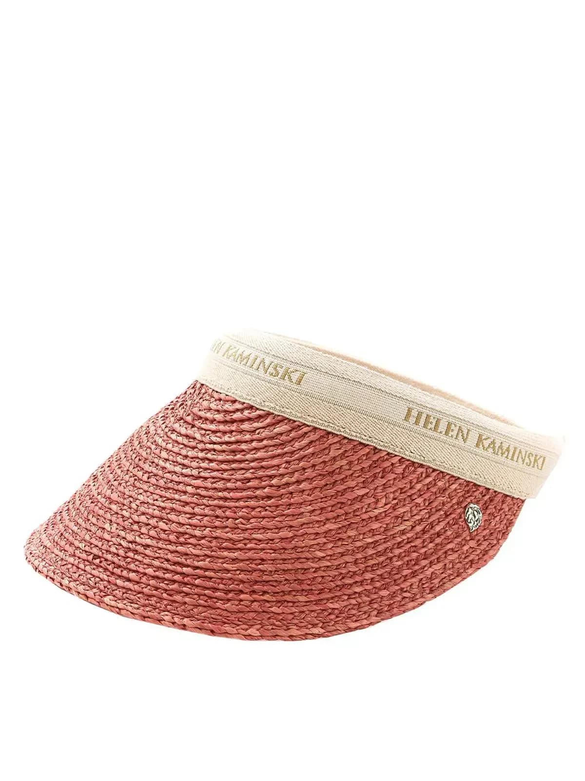 [헬렌카민스키] 25SS (50265 BIANCA POMELO NAT LOGO) 여성 비앙카 바이저 썬캡 모자