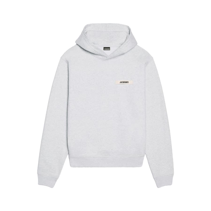 당일배송자크뮈스 남성 로고 르 그로스 그레인 후드티셔츠 (그레이) 245JS247 2036 950