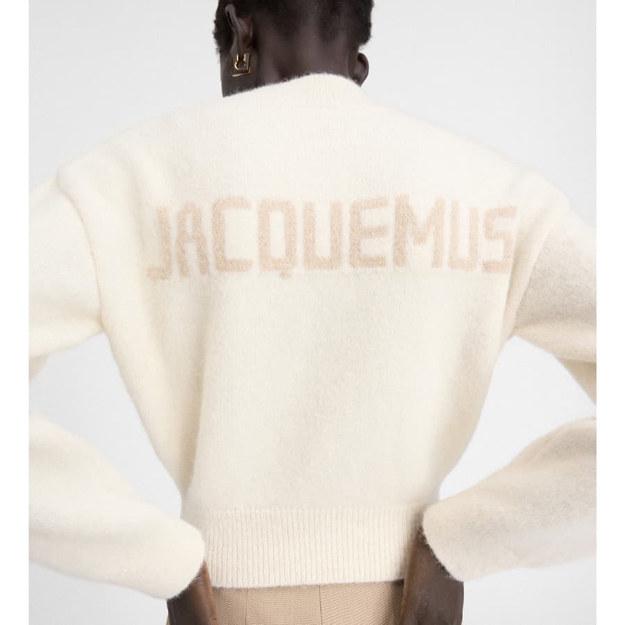 자크뮈스 여성 로고 클래식 니트 (라이트베이지) 241KN353 2329 130