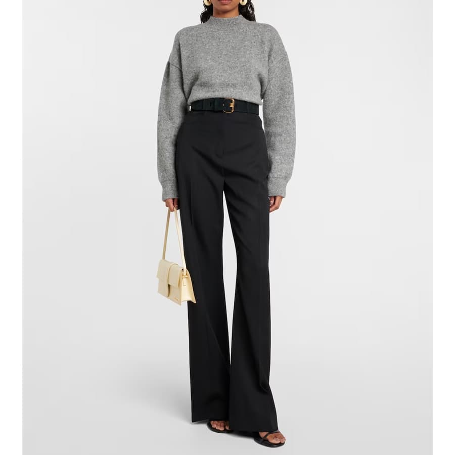 자크뮈스 여성 로고 클래식 니트 (그레이) 241KN353 2329 950