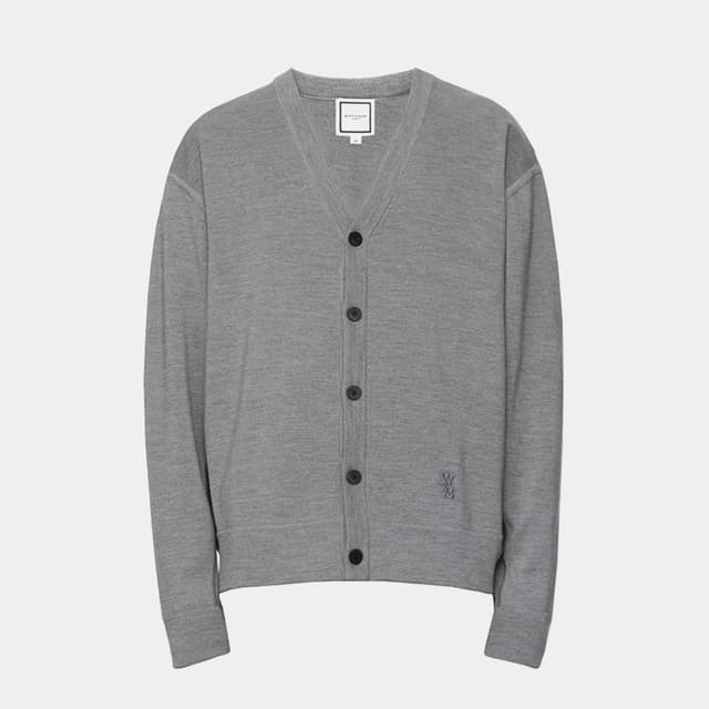 당일배송우영미 남성 울 가디건 그레이 W241KN03506G