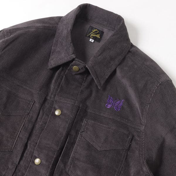 당일배송니들스 남성 24FW 페니 진 코듀로이 자켓 블랙 C/PE 14W PU216 BLACK