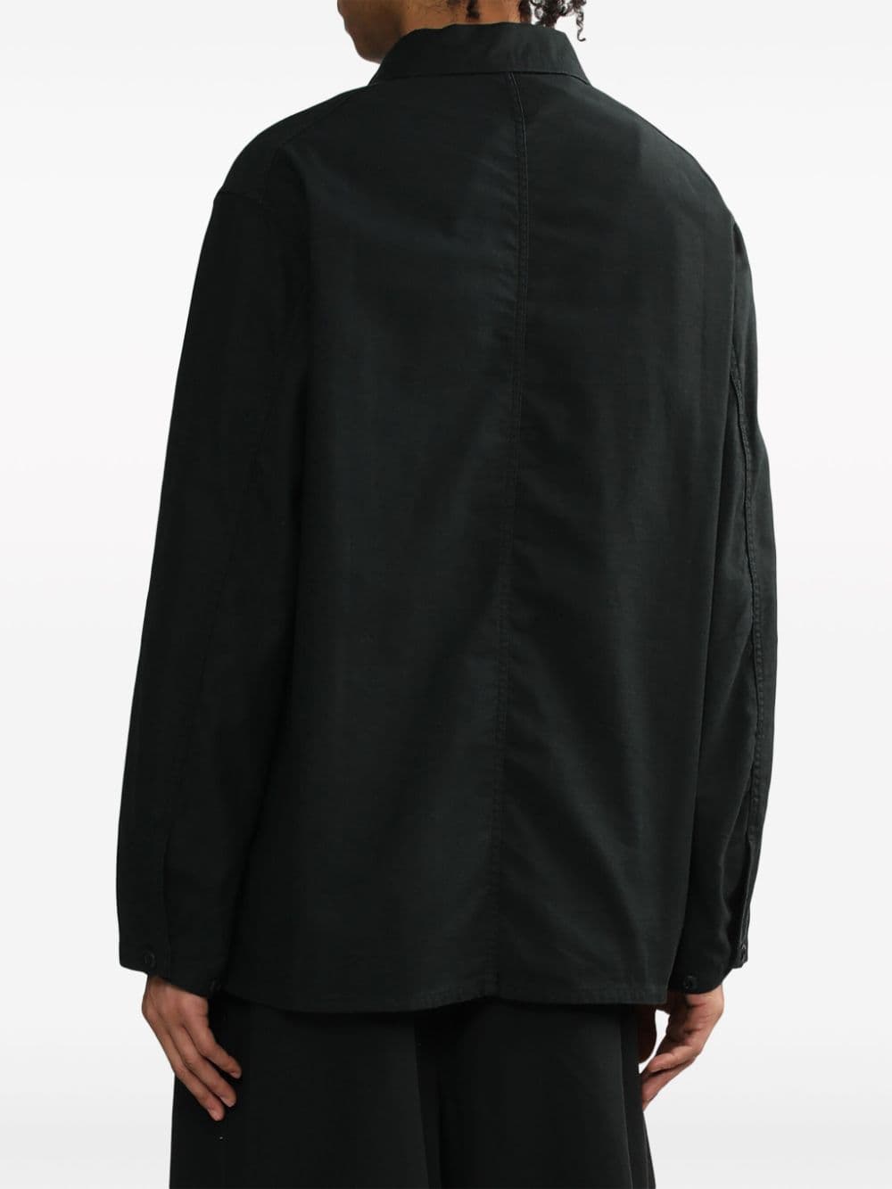 당일배송니들스 남성 디엔 커버올 백 새틴 셔츠 자켓 블랙 PU238 BLACK