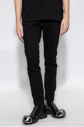 당일배송디스퀘어드2 남성 스케이터 슬림컷 불 진 데님 팬츠 바지 블랙 S74LB1427 S30564 900